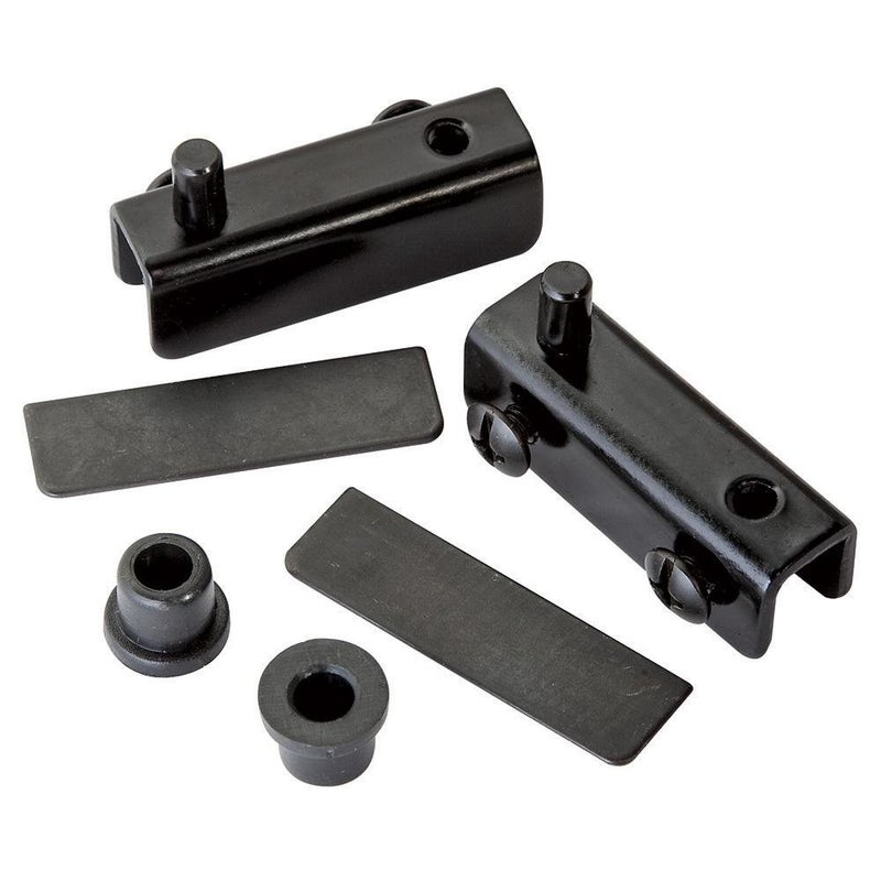 ROCKLER Glass Door Pivot Hinge  Polished Brass Pair - Image 3